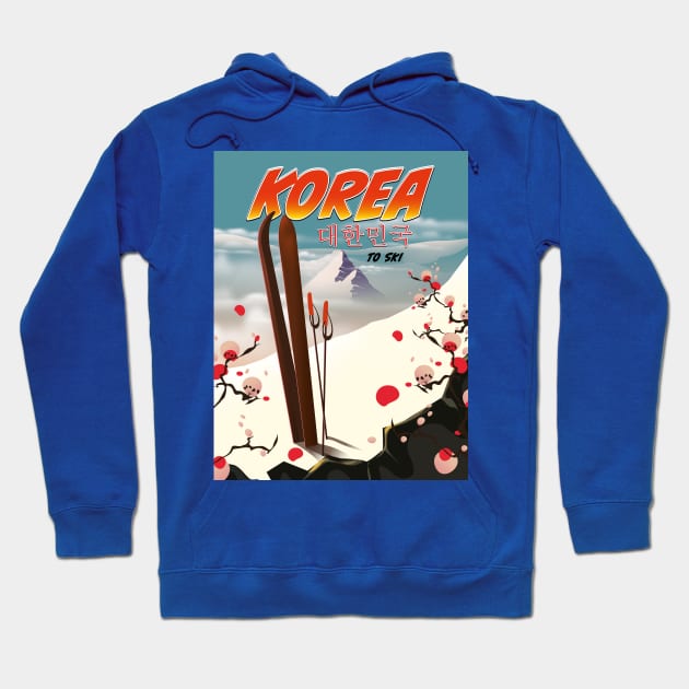 Korea to ski Hoodie by nickemporium1